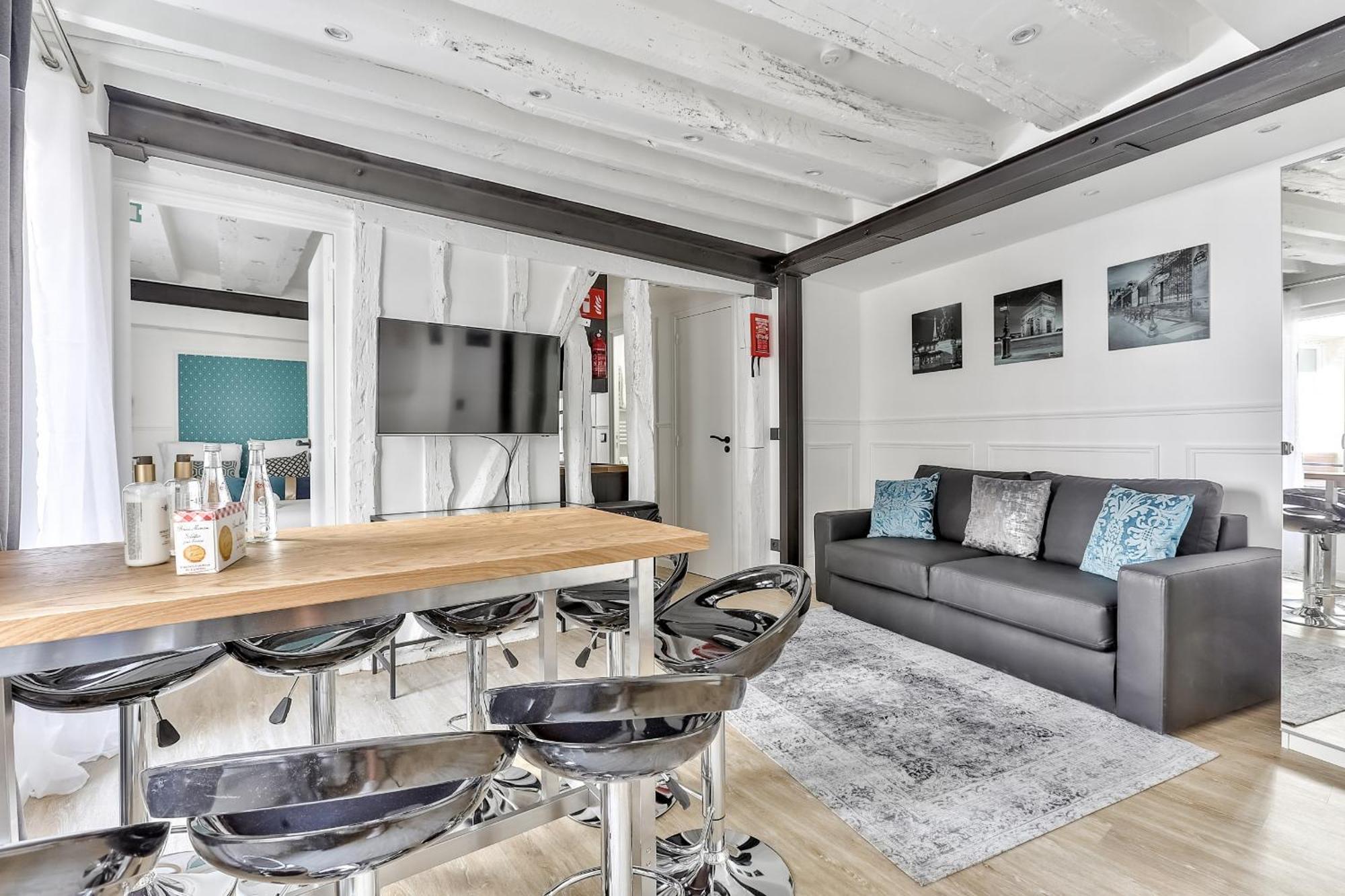 93 - Luxury Flat In Le Marais Lägenhet Paris Exteriör bild