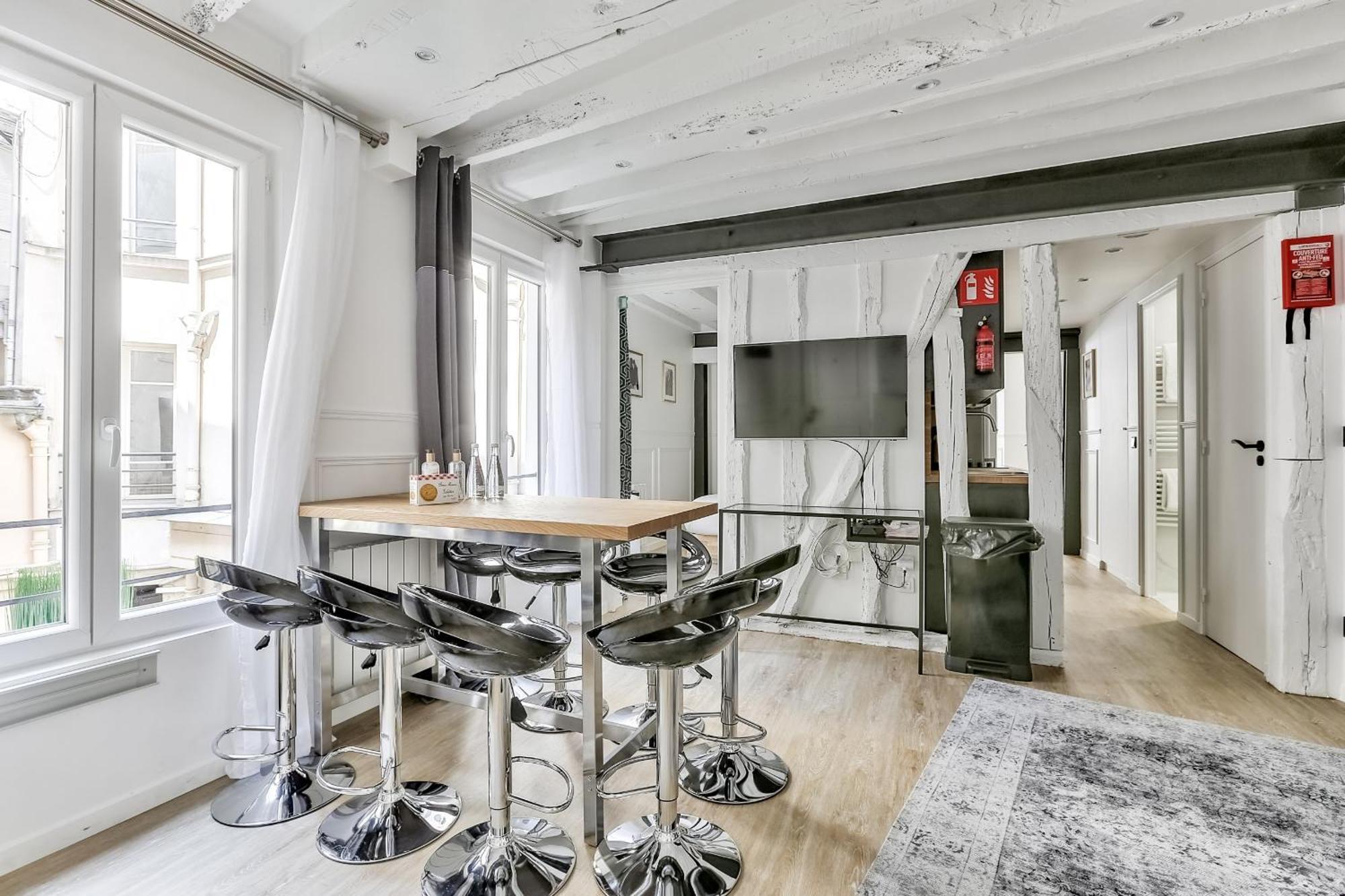 93 - Luxury Flat In Le Marais Lägenhet Paris Exteriör bild