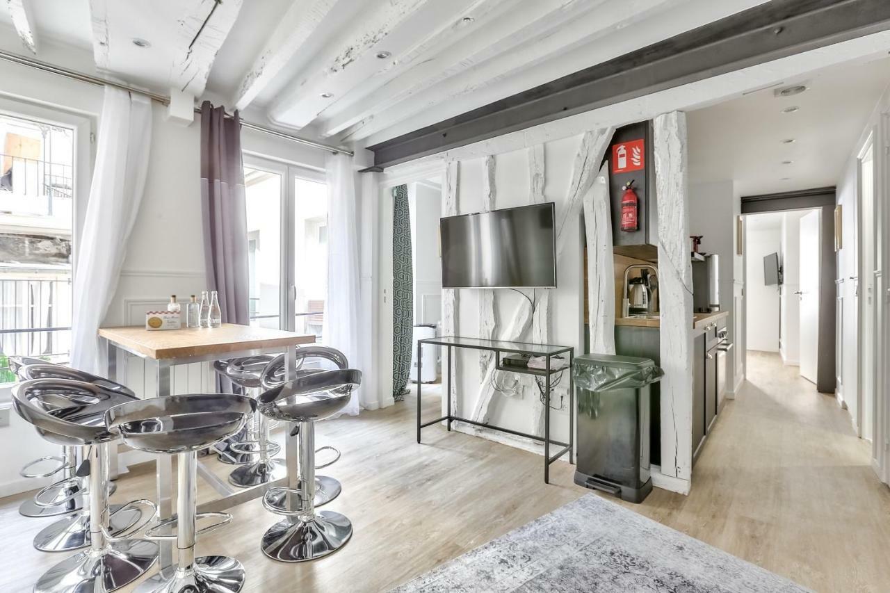 93 - Luxury Flat In Le Marais Lägenhet Paris Exteriör bild